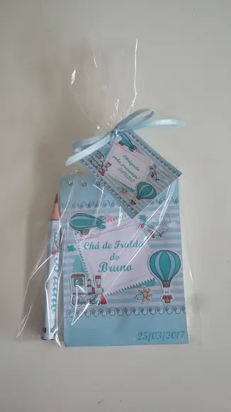 Bloquinho Personalizado com Lápis Transportes