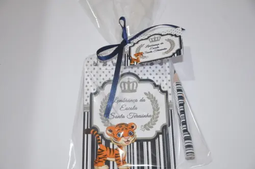 Bloquinho Personalizado com Lápis Tigre