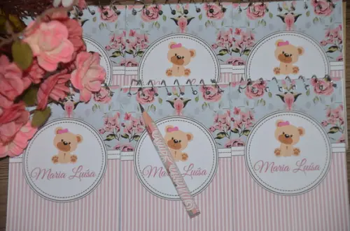 Bloquinho Personalizado com Lápis Ursa