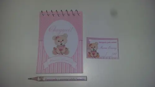 Bloquinho Personalizado com Lápis Ursa