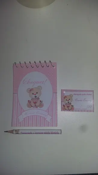 Bloquinho Personalizado com Lápis Ursa