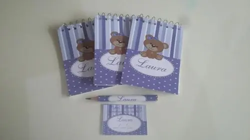 Bloquinho Personalizado com Lápis Ursa