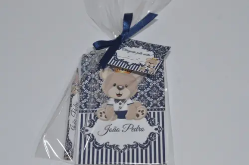 Bloquinho Personalizado com Lápis Ursinho Principe