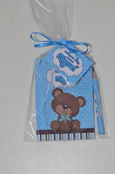 Bloquinho Personalizado com Lápis Urso