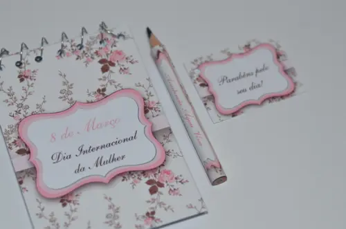 Bloquinho Personalizado Dia Internacional das Mulheres