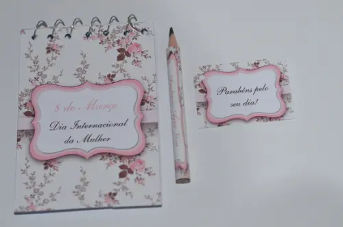 Bloquinho Personalizado Dia Internacional das Mulheres