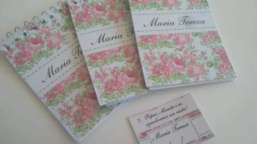 Bloquinho Personalizado Floral
