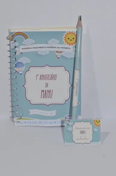 Bloquinho Personalizado Nuvem 14x10