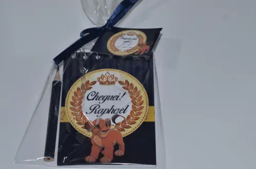 Bloquinho Personalizado para Bebê com Lápis