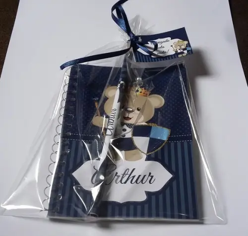 Bloquinho Personalizado Ursinho 14x10