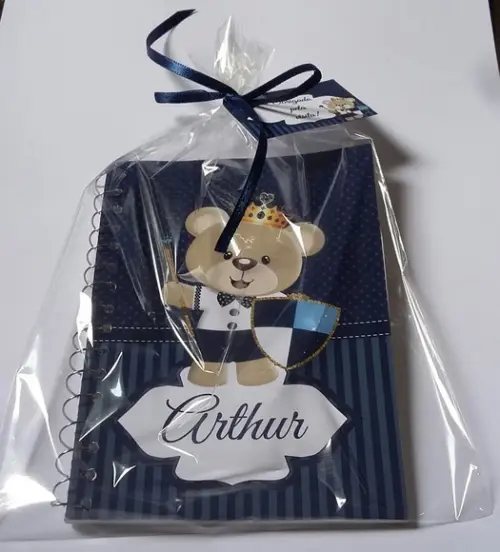 Bloquinho Personalizado Ursinho 14x10
