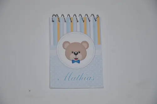Bloquinho Personalizado Urso