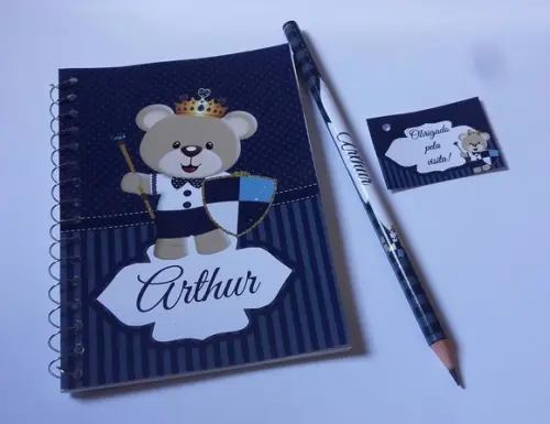 Bloquinho Personalizado Ursinho 14x10