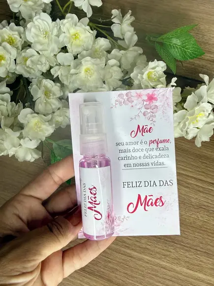 Body Splash com Card Personalizado Dia das Mães