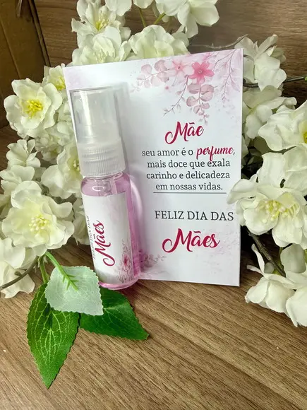 Body Splash com Card Personalizado Dia das Mães
