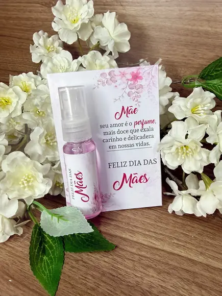Body Splash com Card Personalizado Dia das Mães