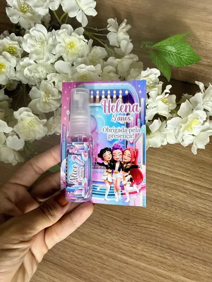 Body Splash com Card Personalizado Guerreiras K-pop