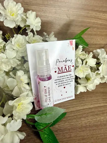 Body Splash com Card Personalizado Dia das Mães