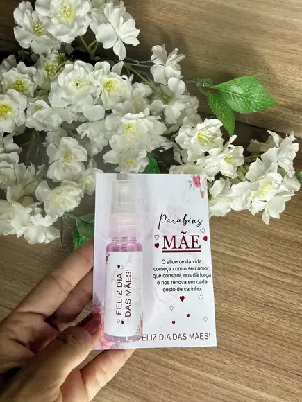 Body Splash com Card Personalizado Dia das Mães