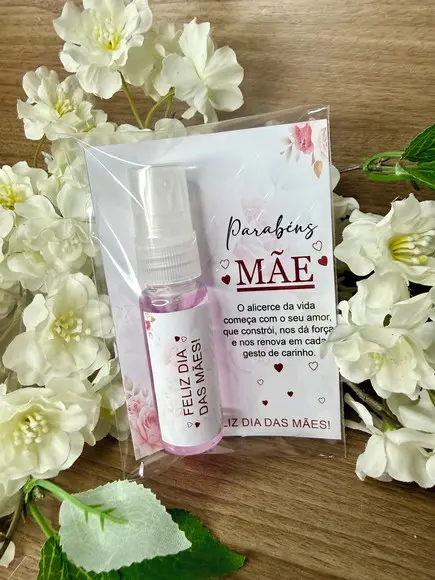 Body Splash com Card Personalizado Dia das Mães