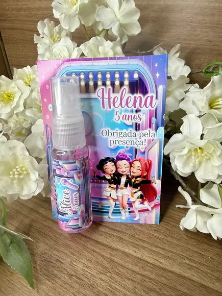 Body Splash com Card Personalizado Guerreiras K-pop