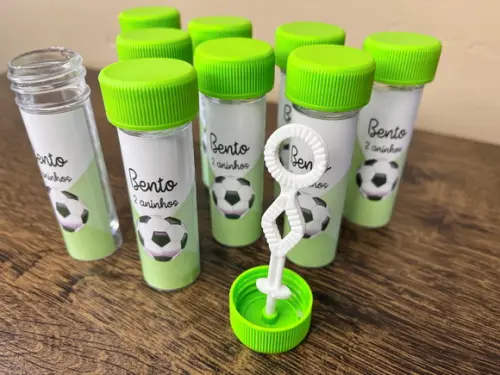 Bolha de Sabão Personalizado Futebol