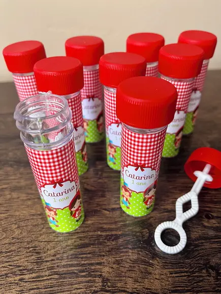 Bolinha de Sabão Personalizada Chapeuzinho Vermelho Promoção