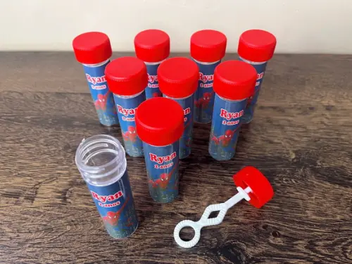 Bolinha de Sabão Personalizado Homem Aranha Promoção