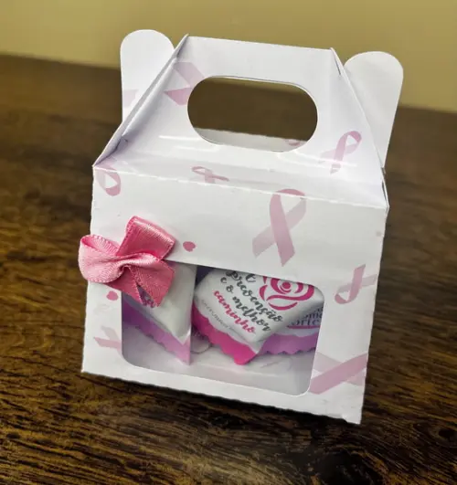 Bolsinha com Bala Outubro Rosa