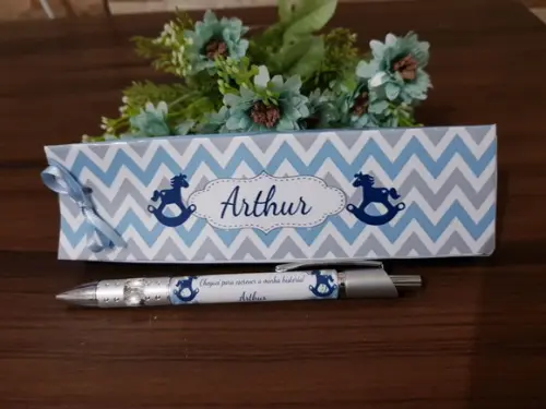 Caneta Personalizada com Caixinha/sacolinha