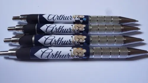 Caneta Personalizada com Tag Ursinho Principe