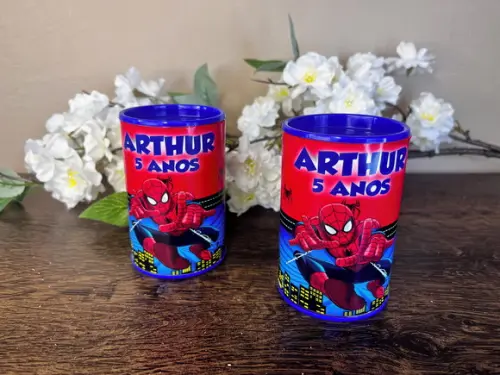 Cofrinho Personalizado Homem Aranha