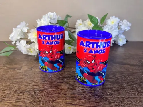 Cofrinho Personalizado Homem Aranha