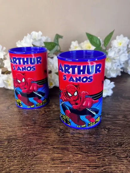 Cofrinho Personalizado Homem Aranha