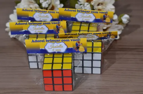 Cubo Magico Personalizado Bella e a Fera Atacado