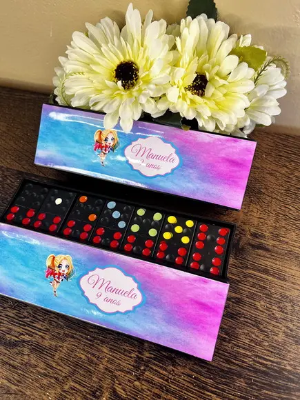 Dominó Personalizado Arlequina Atacado