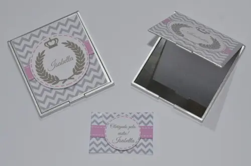 Espelho Personalizado Coroa Princesa
