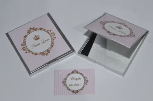 Espelho Personalizado Coroa Princesa
