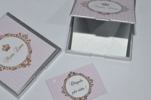 Espelho Personalizado Coroa Princesa