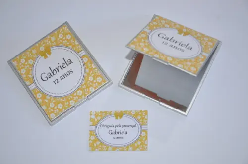 Espelho Personalizado Floral