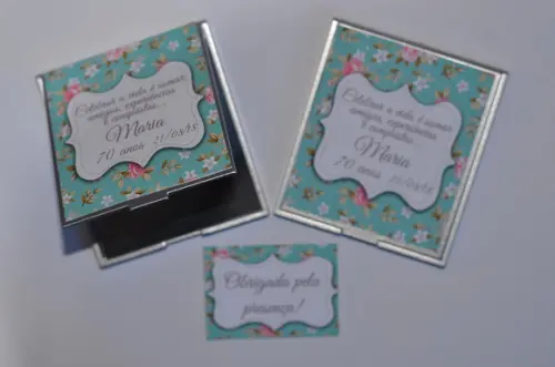 Espelho Personalizado Floral