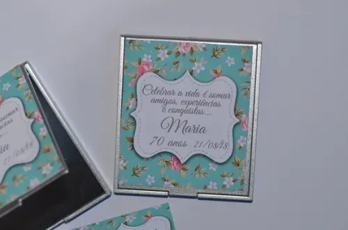 Espelho Personalizado Floral