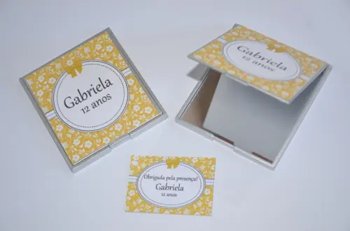 Espelho Personalizado Floral