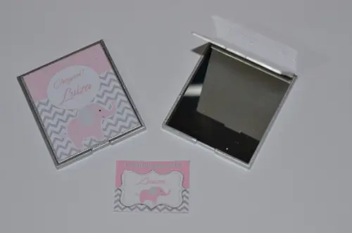 Espelho Personalizado Elefante Chevron