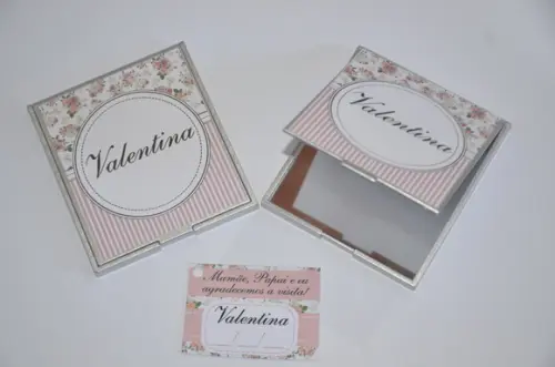 Espelho Personalizado Floral