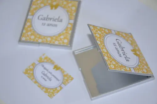 Espelho Personalizado Floral