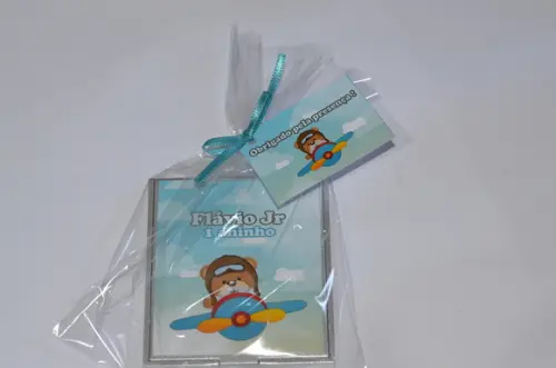 Espelho Personalizado Urso Aviador