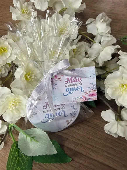 Espelho Redondo Personalizado Dia das Mães