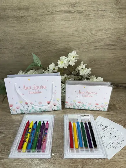 Estojo de Pintura 20 Peças + Sacola Personalizada Jardim