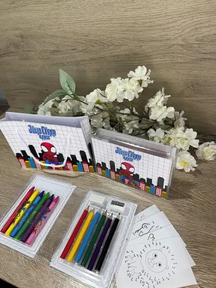 Estojo de Pintura 20 Peças + Sacola Personaliz. Homem Aranha